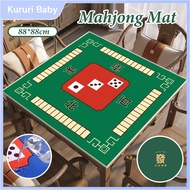 88*88cm Square Mahjong Table Cloth Waterproof Anti Slip Thickening  Printed Mahjong Mat Party Game