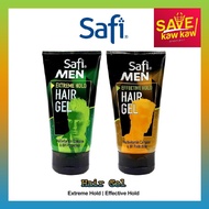 Safi Men Hair Gel & Hair Cream  Extreme Hold 125g / Effective Hold 125g