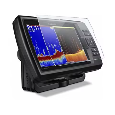 2pcs PET Soft Clear Screen Protector Cover Protective Film Guard For Garmin Striker Plus 9cv 9sv 9in