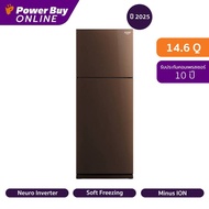 MITSUBISHI ELECTRIC FS Series ตู้เย็น 2 ประตู 14.6 คิว Inverter (สี Copper Brown) รุ่น MR-FS45EY-BR