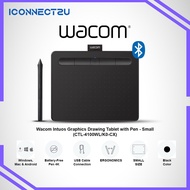 Wacom CTL-4100WL/K0-CX Intuos Small Pen Tablet with Bluetooth - Black