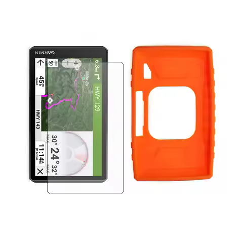 Silicone Protect Case Skin + Screen Protector Film for Garmin ZUMO XT3 Motorcycle GPS Navigation Dev
