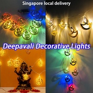 1.65m 10LED Deepavali Decoration Light Diwali Christmas Decorative Fairy Light String for Home Bedroom Decor