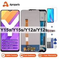 LCD For Vivo Y15a Y15s Y12a Y12s V2134 V2102 Display Touch Screen Digitizer Assembly V2026 V2120 Rep