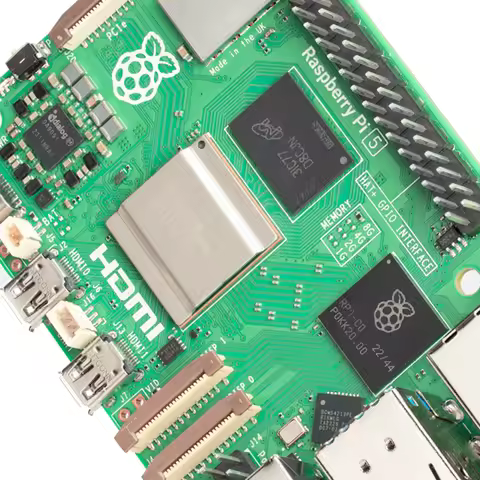 Raspberry Pi 5 Development Board, Cortex-A76, 2GB/4GB/8GB RAM, PCIe, Gigabit LAN, USB 3.0, Linux & P