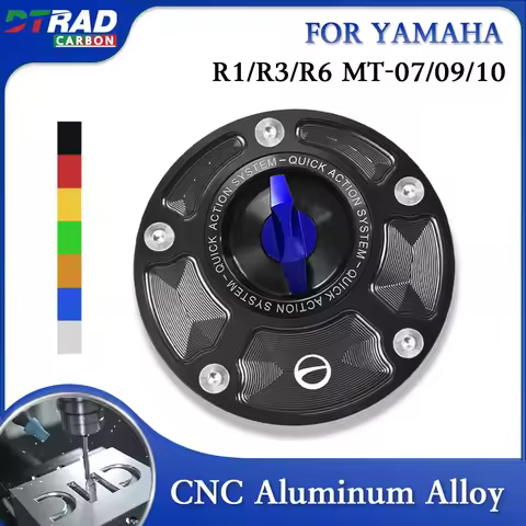 Motorcycle Keyless Action Fuel Tank Cap Accessories New For YAMAHA R1/M R3 R6 R7 R25 MT-07/09/10/03/