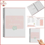 (BWD) Mental Health Anxiety Planner, Anxiety & Depression Therapy Worksheets, Self Care Planner, DBT