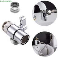 PARADEAO Faucet Adapter Home Improvement 3 Way Tee Sink Splitter Diverter Diverter Valve Toilet Bidet Water Tap Connector