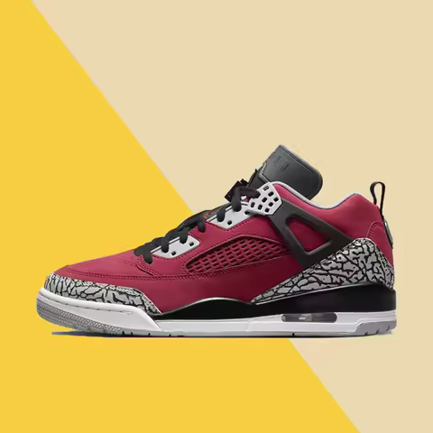 NIKE Jordan Spizike Men's Low Top Basketball Shoes - Hybrid Design, Nike Air Cushioning, Durable Rub