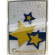 A6 Size Handmade Card Greeting Card Wishes Card Congratulations Card