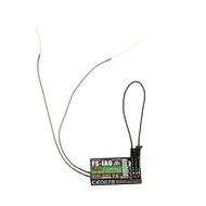 1buycart1 2.4G Flysky FS-iA6 6 Channel Remote Control Receiver with Double Antenna Compatible i4 i6 