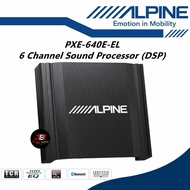 ALPINE PXE-640E-EL Berkualiti Tinggi Pemproses Audio 6 Saluran Pengubahsuaian Audio Kereta Penguat D