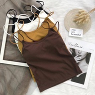 Cross Backless Camisole With Chest Pad 1P-2103