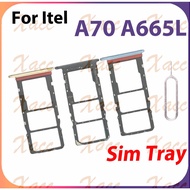 For itel A70 A665L A05S A663LC SIM Card Tray Slot Holder Phone Replacement Installation