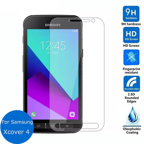 ShuiCaoRen For Samsung Galaxy Xcover 4 4S Tempered Glass 9H Protective Film Explosion-proof Screen P