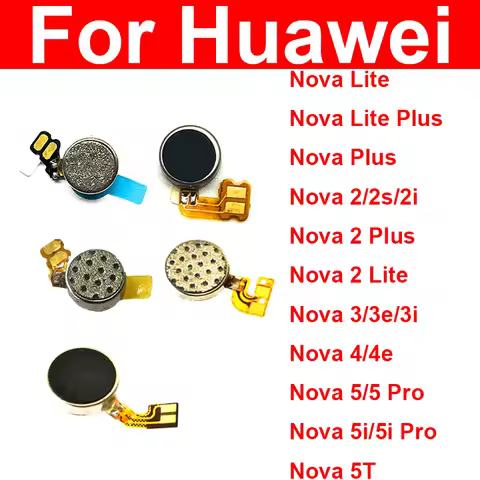 Vibrator Flex Cable For Huawei Nova 5 5i Pro 5T Nova 4 4e 3e 3i 3 2i 2S 2 Lite Plus 2017 Vibration M