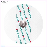 Ahead 50 Pcs Disposable Electrode Pads for ECG EKG Heart Monitor Non-woven Electrodes