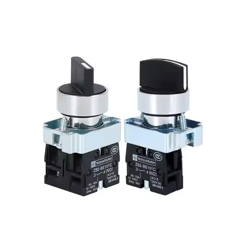 22mm XB2-BD21 BD23 BD25 BD33 BD45 BD53 1NO/2NO/1NO1NC 2/3 Position Self Locking / Self Resetting Sel