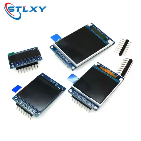 TFT Display 0.96 1.3 1.44 1.8 inch IPS 7P SPI HD 65K Full Color LCD Module ST7735 / ST7789 Drive IC 