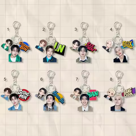 5CM Korean popular boy group SKZOO Felix Changbin Stray Kids keychain backpack pendant kpop gift