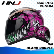 HNJ 902pro Men's Motorcycle Helmet Full Face Single Shade Motor Helmet Women's