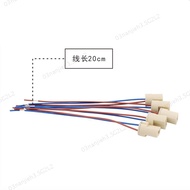 20cm G9 Type Power Socket Led Lamp Bulb Base 250V 2A Ceramic Holder Cable Wire Connector for G9 Halo