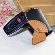 真皮 手縫 Toyota, Lexus, 福特 適用 汽車鑰匙套 轉動式開關
