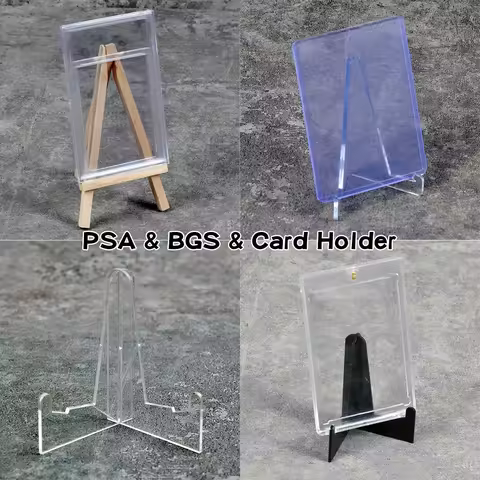 Tabletop Desktop Card Display Holder Stand case frame for PSA CSG CGC graded slab guard Magnetic hol
