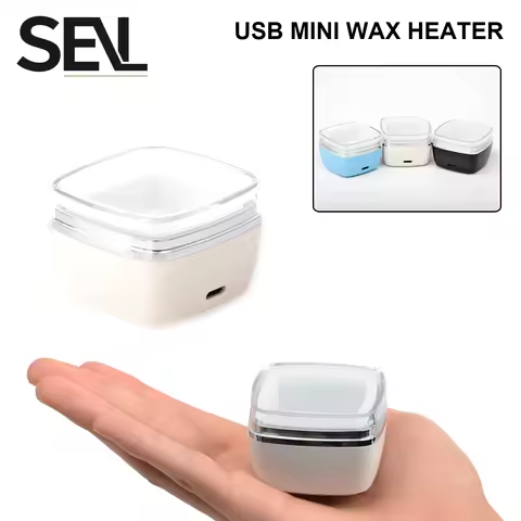 USB Wax Heater Machine Depilatory Waxing Beans Heater Nose Facial Wax Kit Depilatory Waxing Beans He