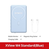 SYNCO XView หน้าจอแสดงภาพแม่เหล็ก M4ไร้สายสำหรับสมาร์ทโฟน Selfie Vlog สตรีมสดการบันทึกวิดีโอ