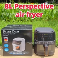 8L Oil-Free Air fryer Household Multifunctional Large Capacity Smart Touch Screen Oven Air fryer 12.