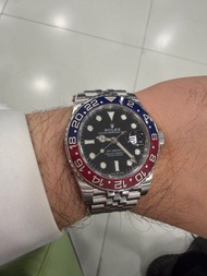 啱啱上完行 抹咗油 換咗玻璃 狗牙 陶瓷圈 有收據 兩年保養 勞力士 百事 126710 Rolex 有卡  亂碼