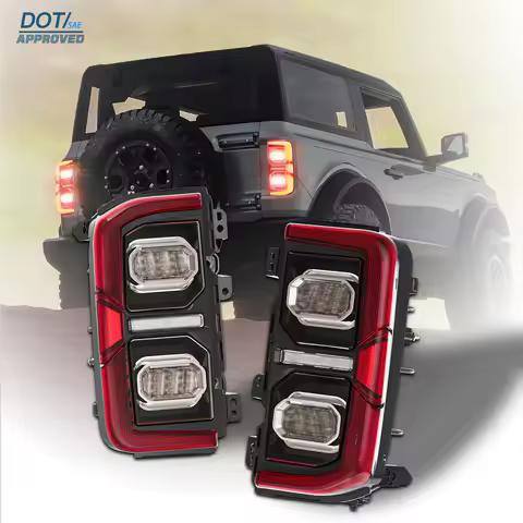 DOT LED Tail Lamp For Ford Bronco 2021 2022 2023 2024 2025 2026 Rear Lights Assemblies Replace M2DZ-