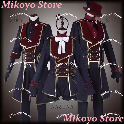 Anime Ensemble Stars Valkyrie Nito Nazuna/Itsuki Shuu/MIKA Theatre Fashion Elegant Uniform Cosplay C