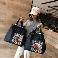 Sports Fitness One-Shoulder Big Bag Female Big Bag Large Capacity Gym Bag Korean Version Badge Big B
