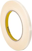 3M 5430 0.188" x 36yd Transparent Squeak Reduction Tape -30 to 225 degrees F Performance Temperature