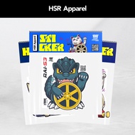 HSR WHEEL - HSR APPAREL STICKER PACK