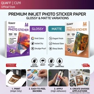 QUAFF Glossy Photo Sticker Paper 90gsm -135gsm DIY