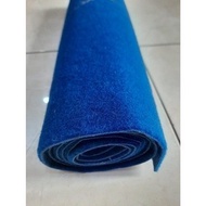 Bentley Bludru Carpet Thick Fur 1m x 2.3m Exhibition Carpet - BLUE