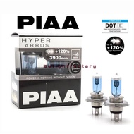 [READY STOCK] PIAA HYPER ARROS HALOGEN BULB - H4/H7/HB3/HB4 - 3900K Light Fog Lamp