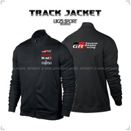 LIKZS X Toyota Gazoo F1 Car Track Top Jacket DX2 Racing Training Sweater Outerwear Jaket Tebal