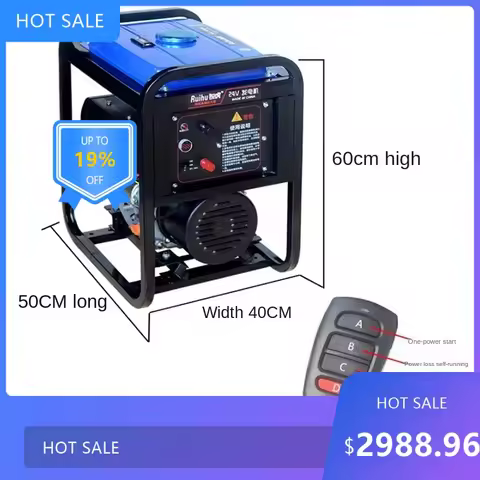 0729998 6KW 24V DC generator 24V diesel generator parking air conditioner diesel generator 24V batte