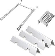 BBQration Grill Parts for Weber Spirit II Grill Replacement Parts, 7635 Flavorizer Bars, 69785 Grill Burner and Heat Deflector for Weber Spirit 2 Grill Parts, for Weber Spirit II E-210 E220 S210 S220