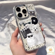 Mobile Phone Case Metal Photo Frame Clear Cool Puppy iPhone 11 For 11 12 13 14 15Pro MAX X XS XR 6 7