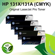 HP 131A/131X Black/Cyan/Magenta/Yellow Original LaserJet Toner Cartridges