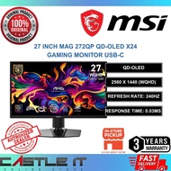 MSI MAG 272QP X24 272QPW X28 White 27 Inch OLED QHD 240Hz 280Hz Gaming Monitor