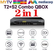 Combo 2 in 1 Decoder DVB T2 S2  Digital Tuner Satellite TV Receiver H264 TV Decoder 1080P Full HD PV