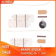 Aliwell 20Pcs Wedding Gift Box Boxes With Compass And Kraft For Home