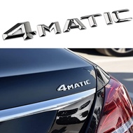 1pcs 3D Car 4MATIC Logo ABS Letter Emblem Decal for Mercedes Benz Car Side Fender Rear Trunk Emblem 