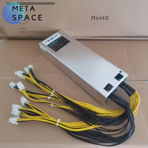 New 1U power supply 2000W Server PSU Compatible with Antminer s9 S9i S9J L3+ X7 psu mining machine g